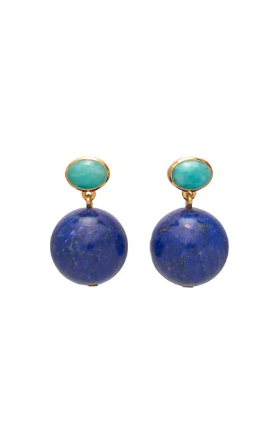 Lizzie Fortunato Umbria Earrings In Blue