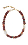 Lizzie Fortunato Umi Necklace In Rust In Brown