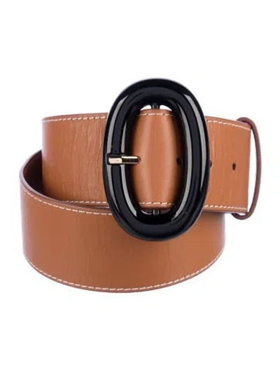 Pre-owned Lizzie Fortunato Wide Leather Belt In Multi