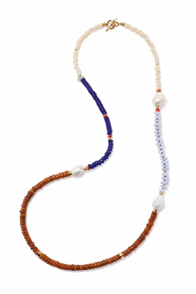 Lizzie Fortunato Women's Cabana Necklace In Coastline In Multi