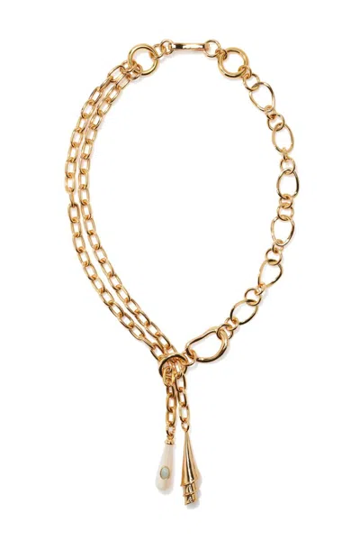 Lizzie Fortunato Women's Spiral Shell Necklace In Gold