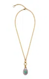 Lizzie Fortunato Yucca Pendant Necklace In Gold