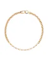 Lizzie Mandler Fine Jewelry 18kt Yellow Gold Éclat Diamond Micro Chain Bracelet In Gold