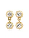 Lizzie Mandler Fine Jewelry 18kt Yellow Gold Diamond Earrings In Gold