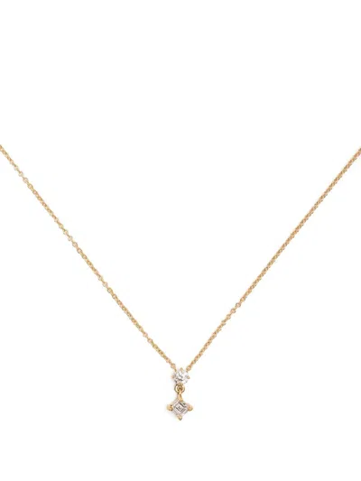 Lizzie Mandler Fine Jewelry 18k Yellow Gold Diamond Drop Necklace
