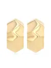 Lizzie Mandler Fine Jewelry 18kt Yellow Gold Small Wave Earrings In Gold