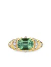Lizzie Mandler Fine Jewelry 18k Yellow Gold One Of A Kind Diamond And Emerald Ring In Gold