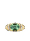 Lizzie Mandler Fine Jewelry 18k Yellow Gold One Of A Kind Diamond And Emerald Ring In Gold