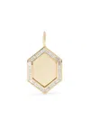 Lizzie Mandler Fine Jewelry 18kt Yellow Gold Diamond Charm In Gold