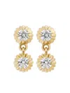 Lizzie Mandler Fine Jewelry 18kt Yellow Gold Diamond Earrings In Gold
