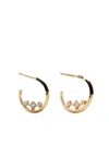 Lizzie Mandler Fine Jewelry 18kt Yellow Gold Diamond Hoops In Gold
