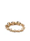 Lizzie Mandler Fine Jewelry 18k Yellow Gold Diamond Chain Ring In Gold