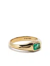 Lizzie Mandler Fine Jewelry 18k Yellow Gold Emerald-cut Signet Ring In Gold