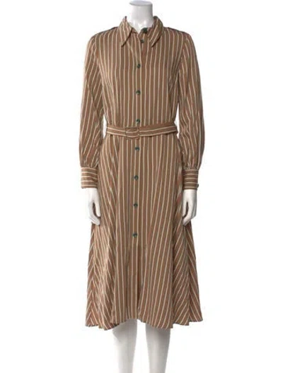 Pre-owned Lk Bennett 2024 Midi Length Dress In Multi