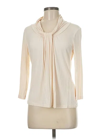 Pre-owned Lk Bennett 3/4 Sleeve Blouse In White