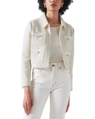 Lk Bennett Ada Wool-blend Jacket In Neutral