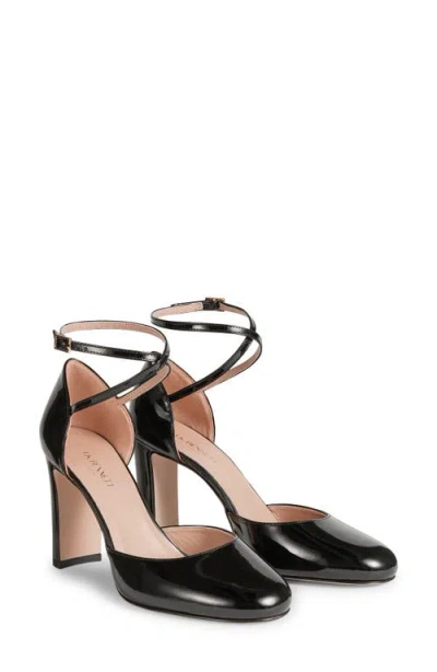 Lk Bennett Adaline Ankle Strap Pump In Black