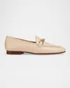 Lk Bennett Womens Nat-latte Adalynn Snaffle Leather Loafers In Latte