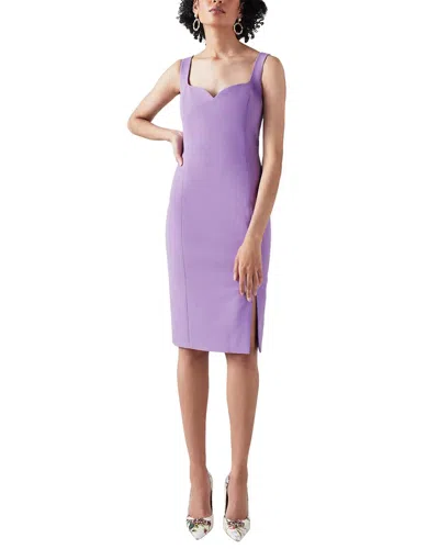 Lk Bennett Adele Dress In Purple