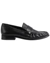 Lk Bennett Womens Bla-black Adira Stud-embellished Leather Loafers In Black