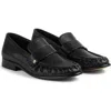 Lk Bennett Womens Bla-black Adira Stud-embellished Leather Loafers In Black