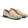 Lk Bennett Womens Bro-biscuit Adira Stud-embellished Suede Loafers In Light Brown
