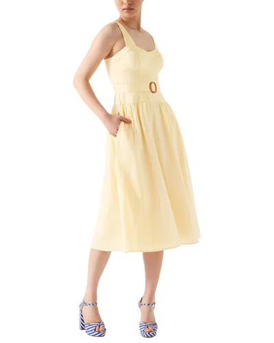 Lk Bennett Alessia Dress In Yellow