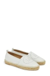 Lk Bennett Alexa Espadrille Flat In White