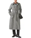 Lk Bennett Alexa Wool Coat In Black