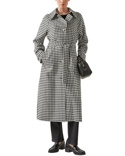 Lk Bennett Alexa Wool Coat In Black