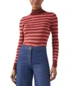 Lk Bennett Allie Knitted Tops In Pink