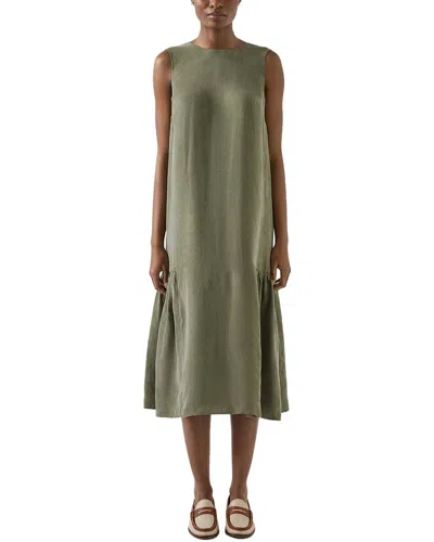Lk Bennett Alma Dress In Green