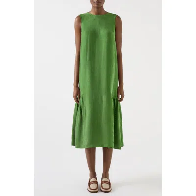 Lk Bennett Alma Sleeveless Midi Dress In Green