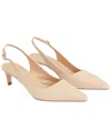 Lk Bennett Alyssa Nappa Leather Open Courts In Brown