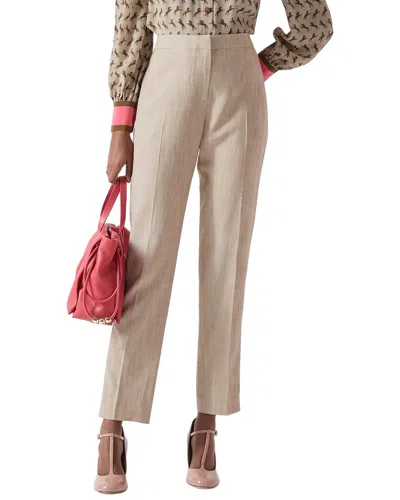 Lk Bennett Amelia Trouser In Tan