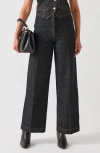 Lk Bennett Ami Wide Leg Trouser Jeans In Black