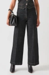 Lk Bennett Ami Wide Leg Trouser Jeans In Black