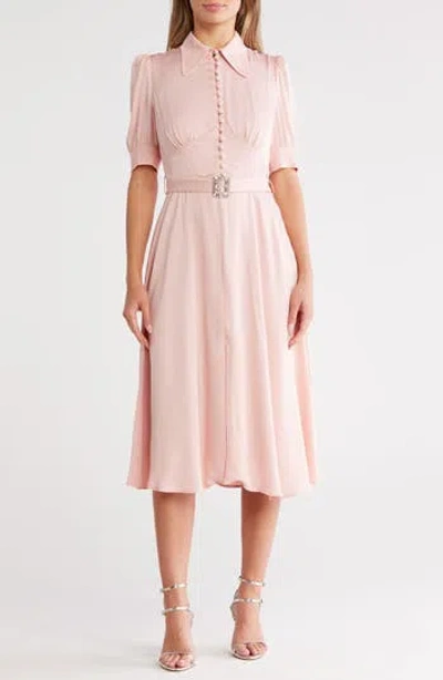 Lk Bennett Amor A-line Dress In Pink
