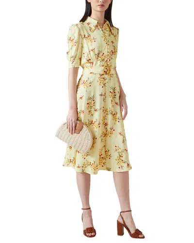 Lk Bennett Amor Dress In Neutral