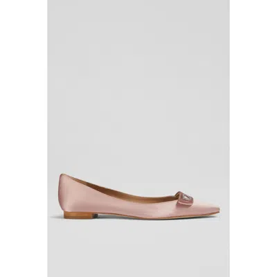 Lk Bennett Amore Flats In Pink