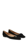 Lk Bennett Amore Heart Flat In Black