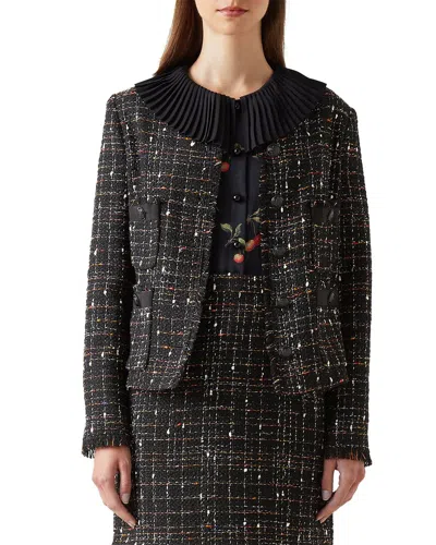 Lk Bennett Angelica Black Multi Skirt