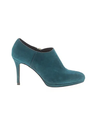 Pre-owned Lk Bennett Ankle Boots In Teal