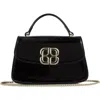 Lk Bennett Annabelle Grab Leather Top Handle Bag In Black