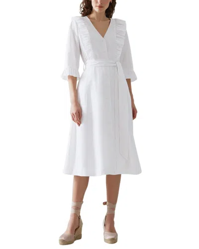Lk Bennett Anya Dress In White