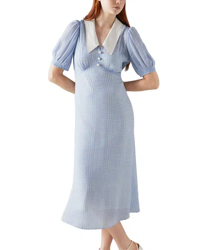 Lk Bennett Beecham Dress In Blue