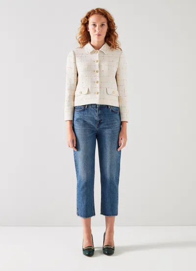 Lk Bennett Bellmer Jackets In White