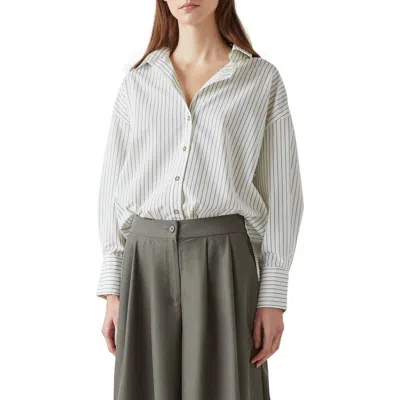 LK BENNETT LK BENNETT BEXTOR STRIPE SHIRT