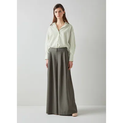Lk Bennett Bextor Woven Tops In Multi