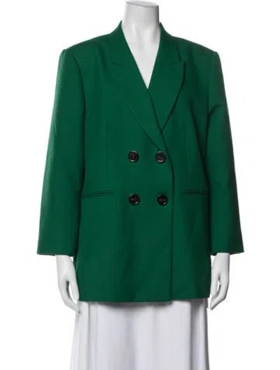 Pre-owned Lk Bennett Blazer In Green